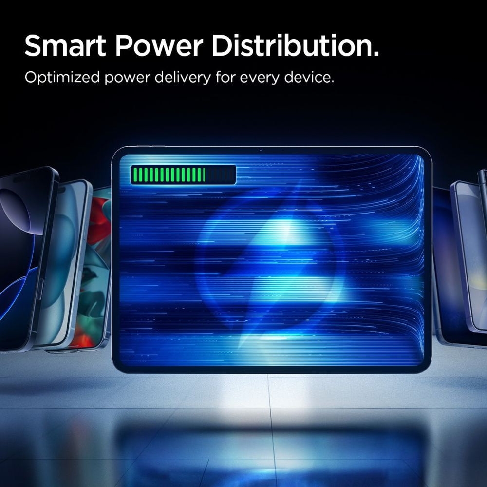 Spigen Essential EA2210 Power Bank 10000 mAh 22.5W - sort