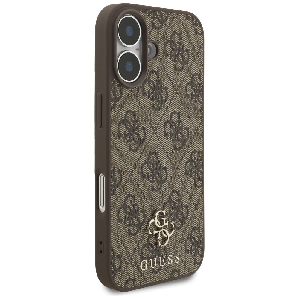 Guess 4G Small Classic Logo MagSafe Case til iPhone 17 - Brunt