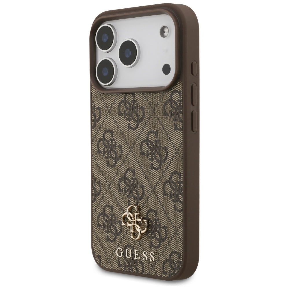 Guess 4G Small Classic Logo MagSafe-hylster til iPhone 17 Pro - brun