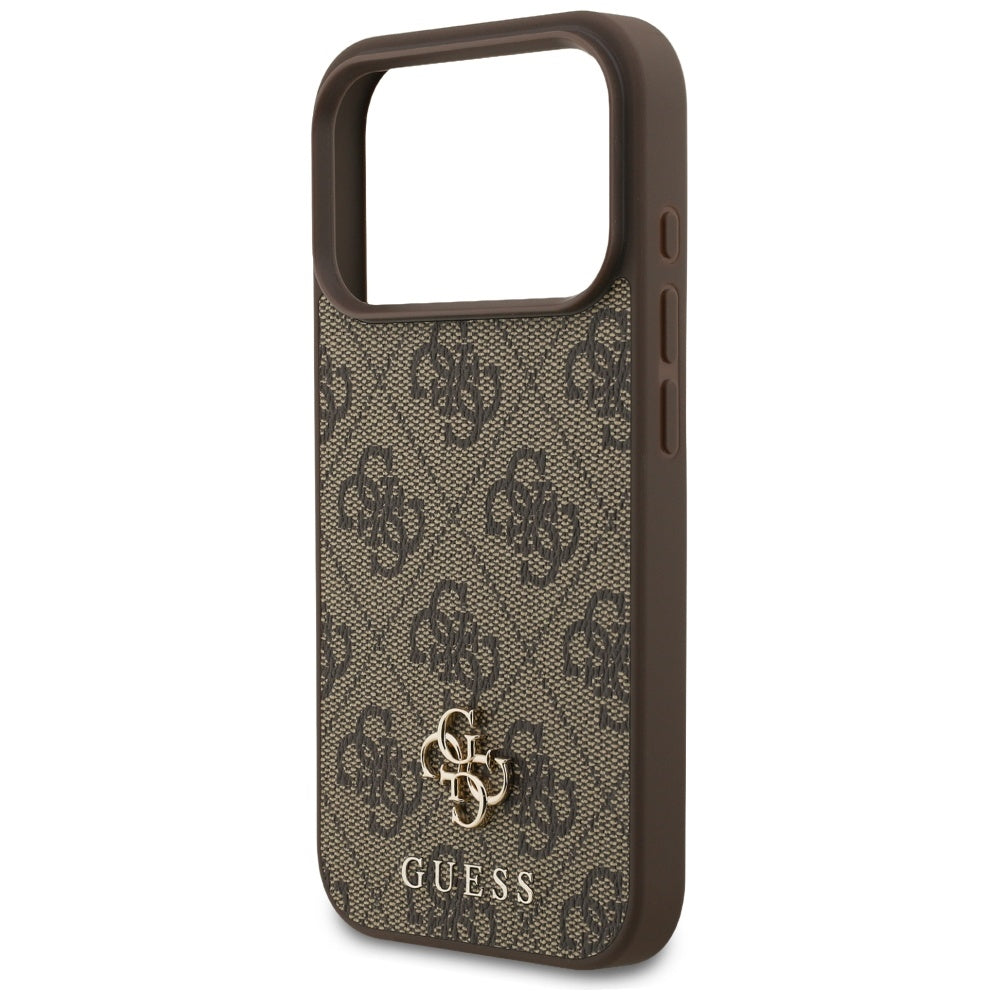 Guess 4G Small Classic Logo MagSafe-hylster til iPhone 17 Pro - brun