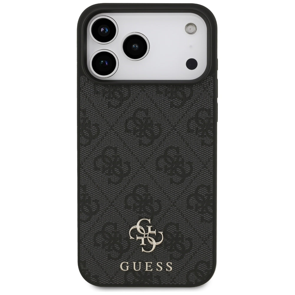 Guess 4G Small Classic Logo MagSafe-hylster til iPhone 17 Pro Max - sort