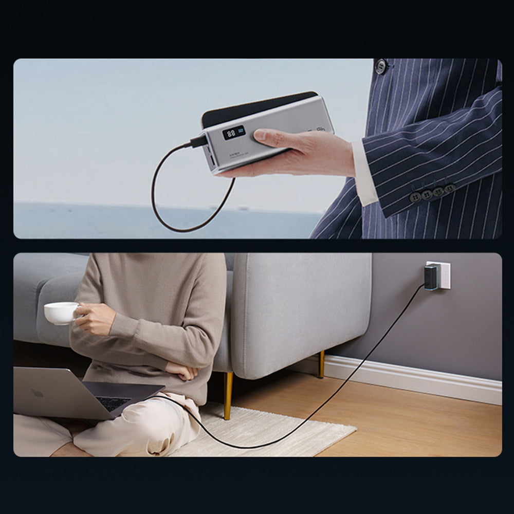 Cuktech CKCTC615NCBK USB-C 6A 240W Kabel 1,5 m - sort