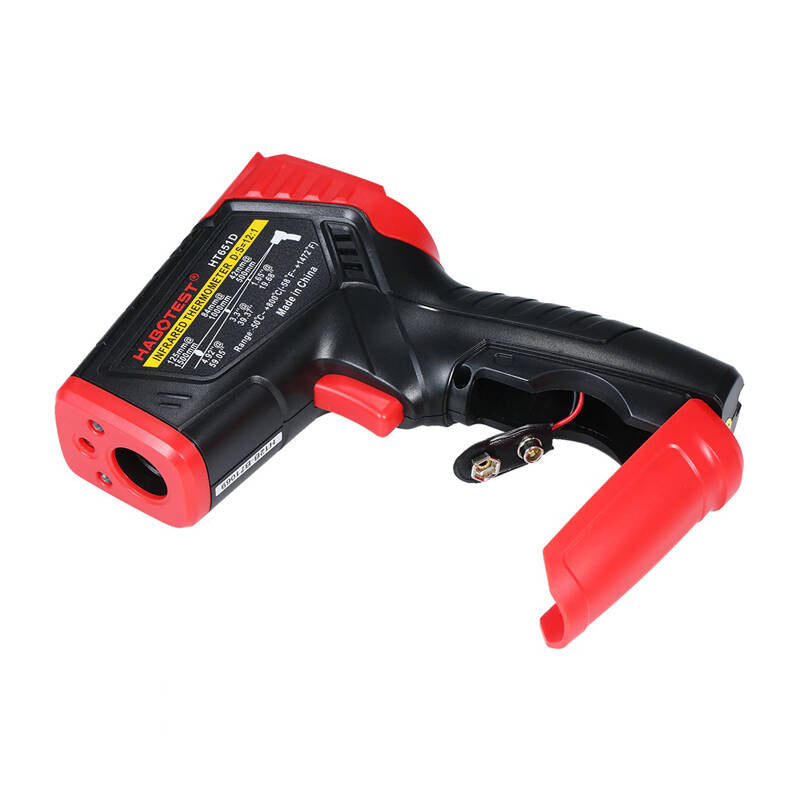 Digital Laser Pyrometer Habotest HT651D, fugtmåler