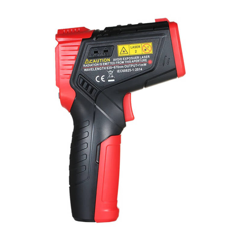 Digital Laser Pyrometer Habotest HT651D, fugtmåler