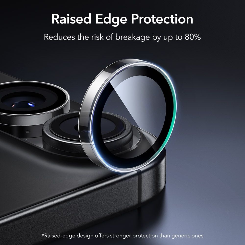 ESR Armorite Camera Cover til iPhone 16 / 16 Plus / 17 - Gennemsigtig