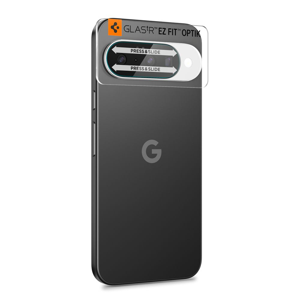 Spigen Optik Glas.tR Camera Protector 2-pack til Google Pixel 10 - Gennemsigtig