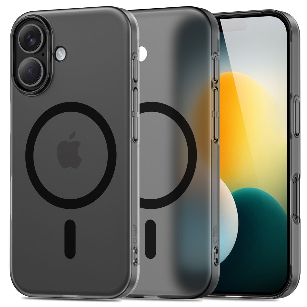 Tech-Protect MagSlim MagSafe fodtøj til iPhone 17 - matt sort