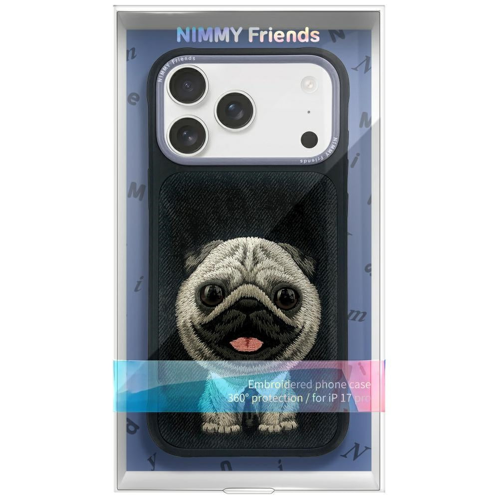 Nimmy Big Eyed Pet 2.0 Dog Case til iPhone 17 Pro - sort