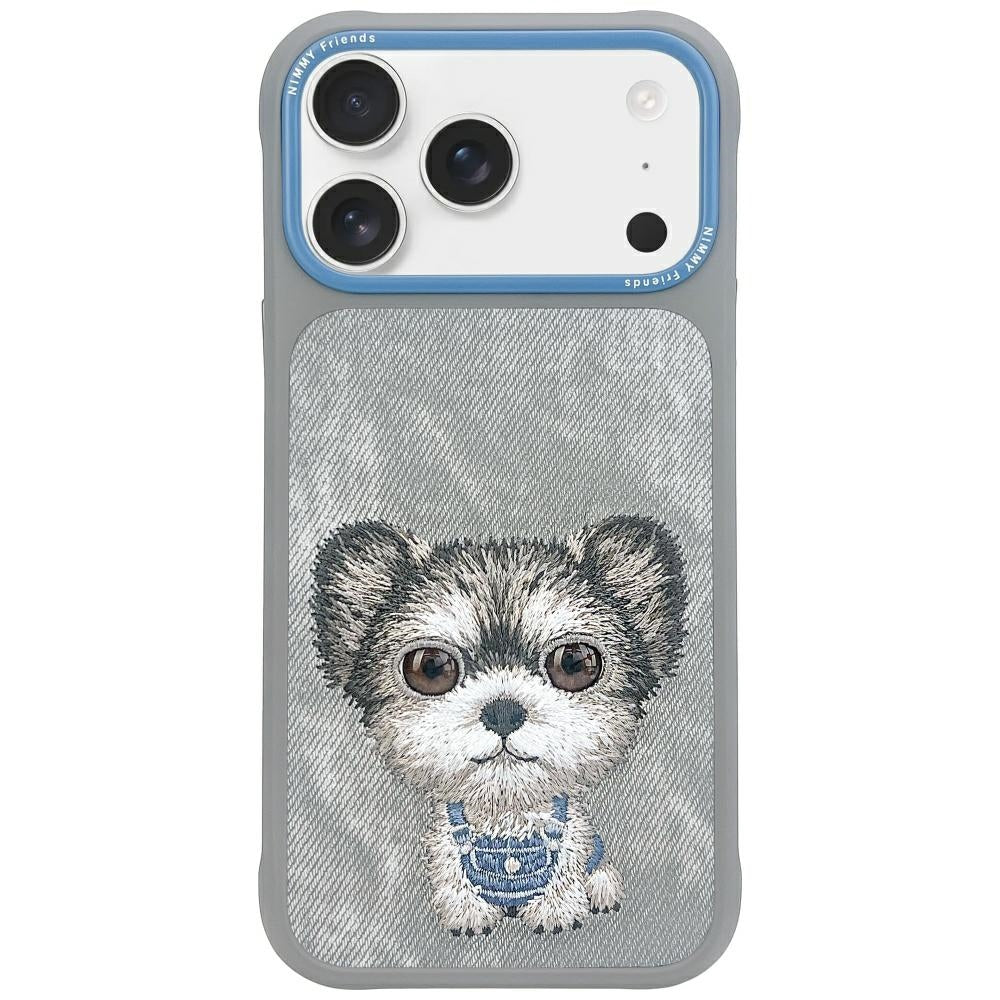 Nimmy Big Eyed Pet 2.0 Dog Case til iPhone 17 Pro Max - Grå