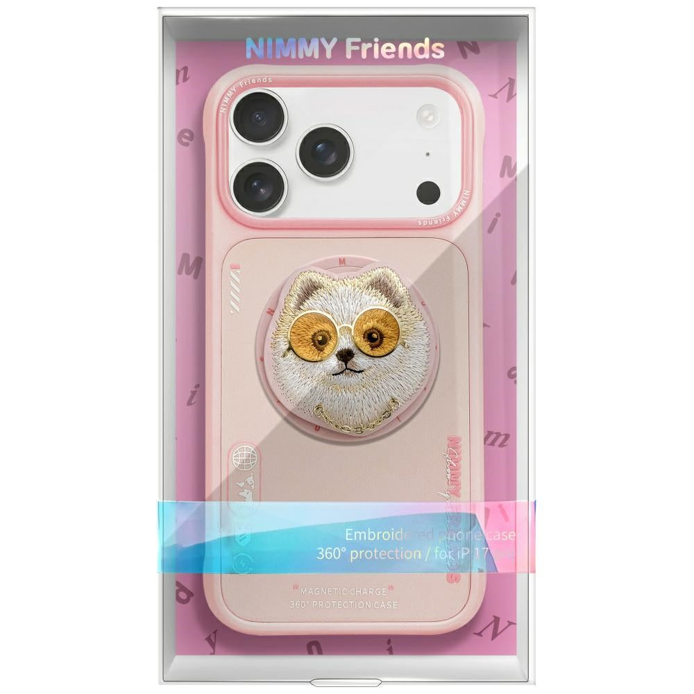 Nimmy Briller Cool Dog MagSafe Case til iPhone 17 - Pink