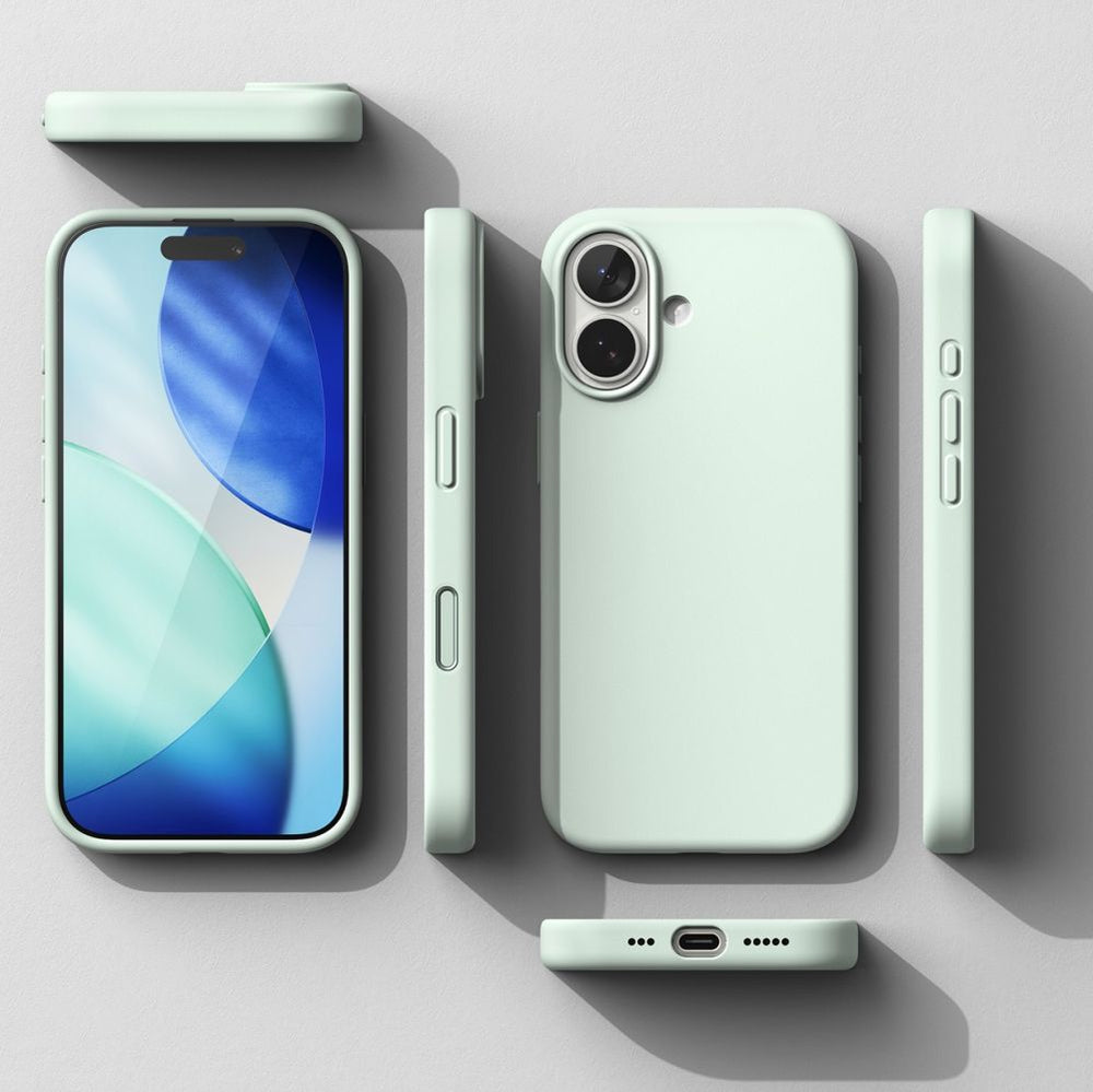 Ringke Silicone Magnetic MagSafe Case til iPhone 17 Pro - Mint