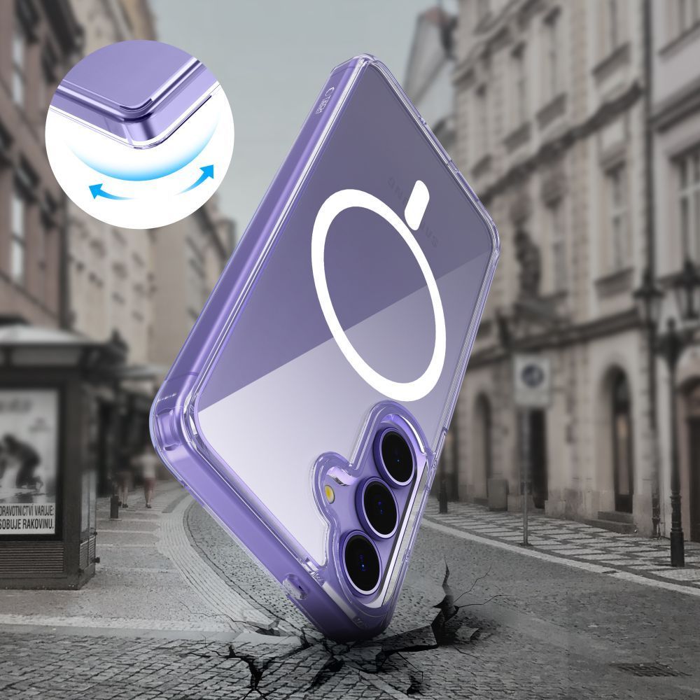 Tech-Protect FlexAir Hybrid MagSafe Case til Samsung Galaxy A17 4G / 5G - Gennemsigtig