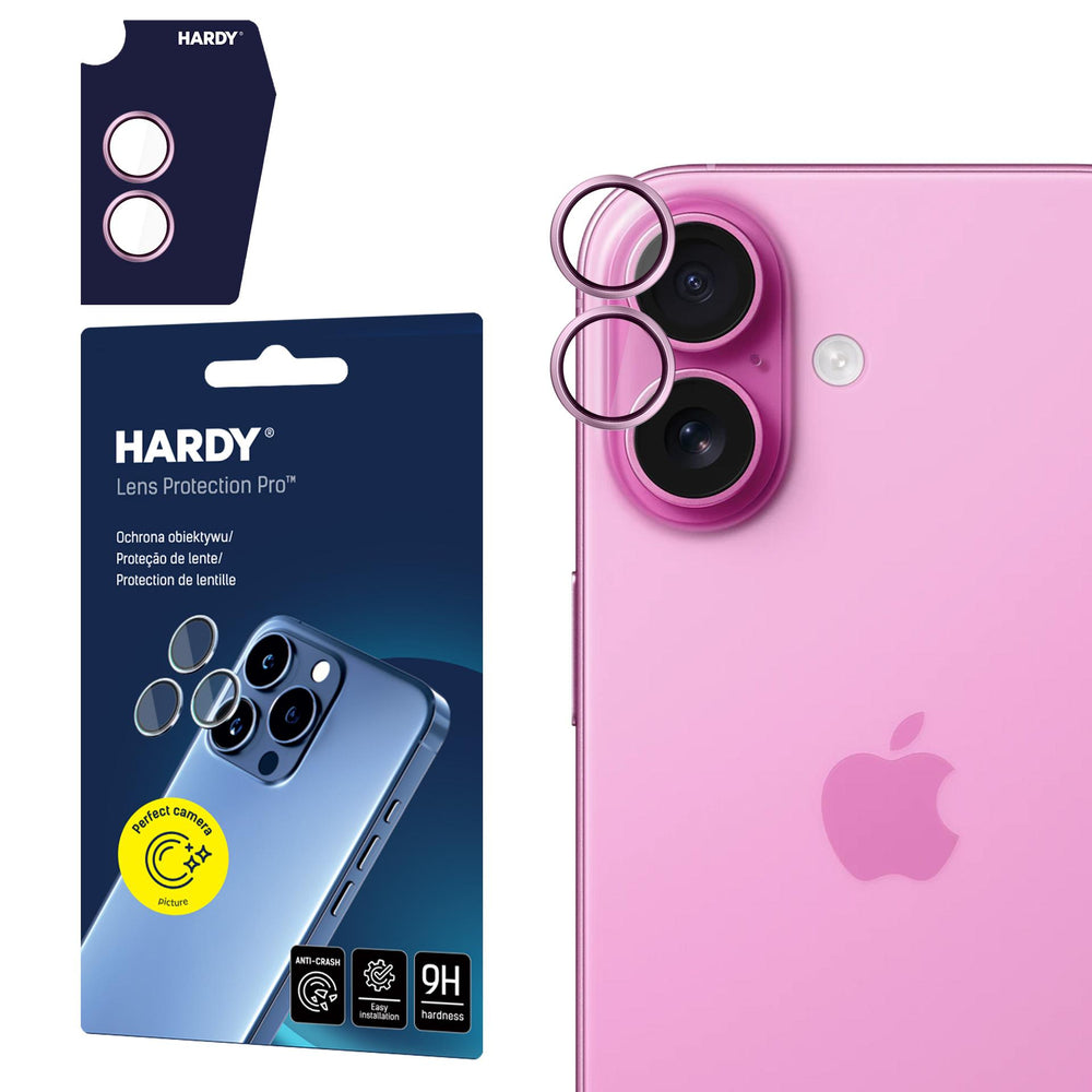 3mk HARDY Lens Protection Pro linse glas til iPhone 17 - lilla