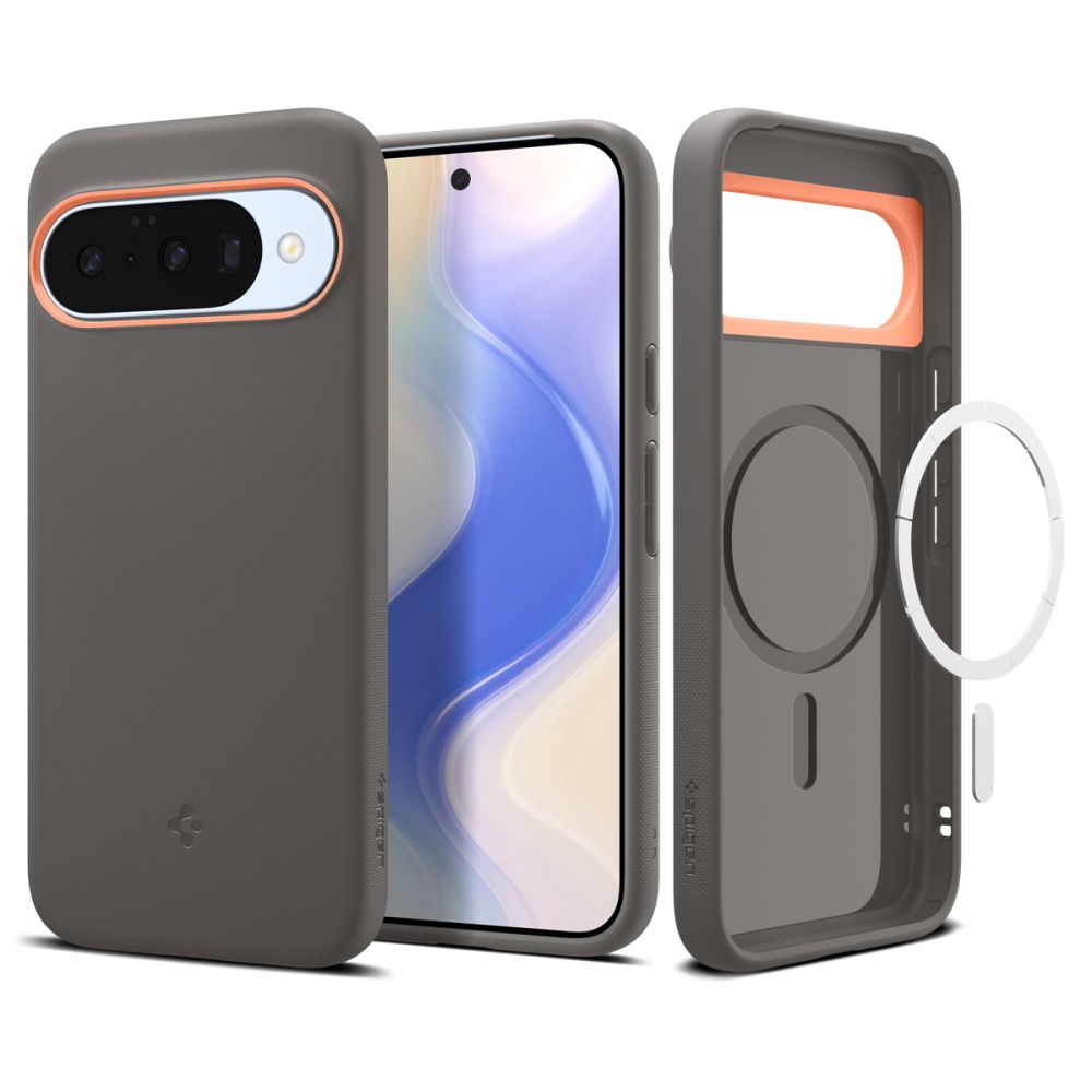 Spigen Nano Pop Mag MagSafe Case til Google Pixel 10 / 10 Pro - Grå-Orange