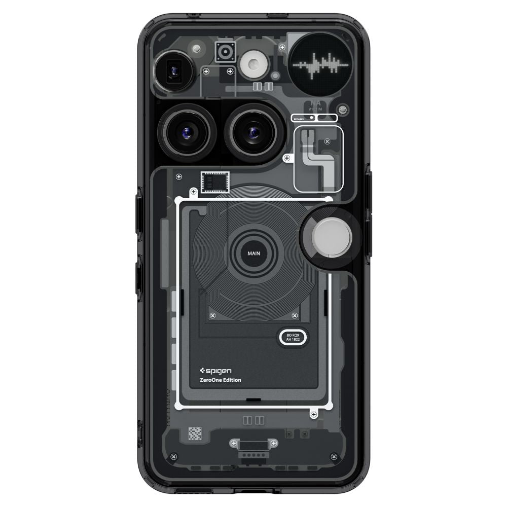 Spigen Ultra Hybrid Case for ingenting Telefon 3 Zero One - Transparent
