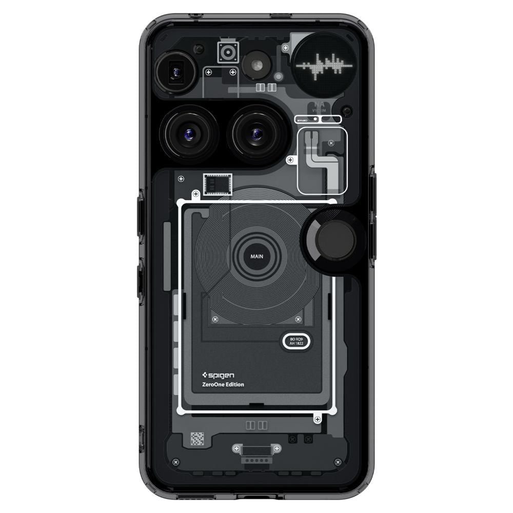 Spigen Ultra Hybrid Case for ingenting Telefon 3 Zero One - Transparent