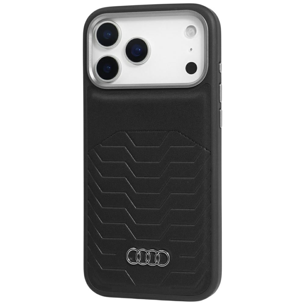 Audi GT Syntetisk læder MagSafe-foder for iPhone 17 Pro - sort