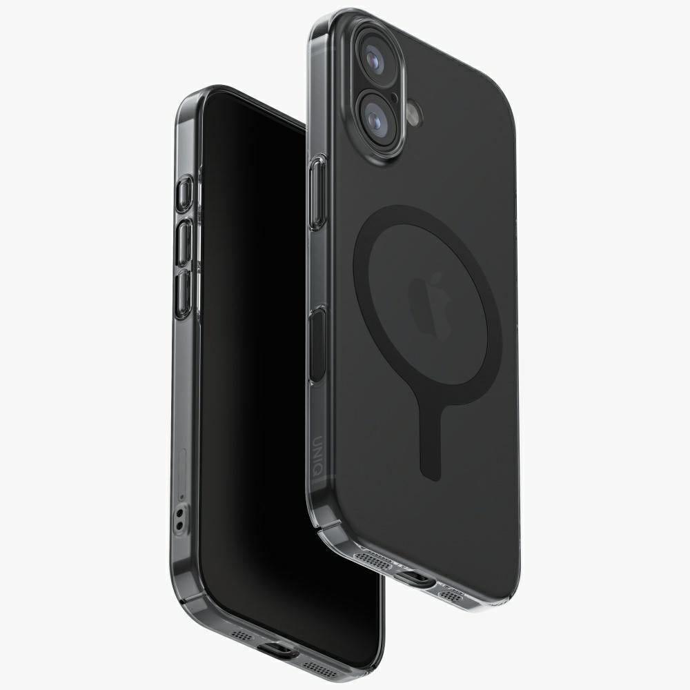 Uniq Airsuit iPhone 17 Magclick opladningsfoder - sort