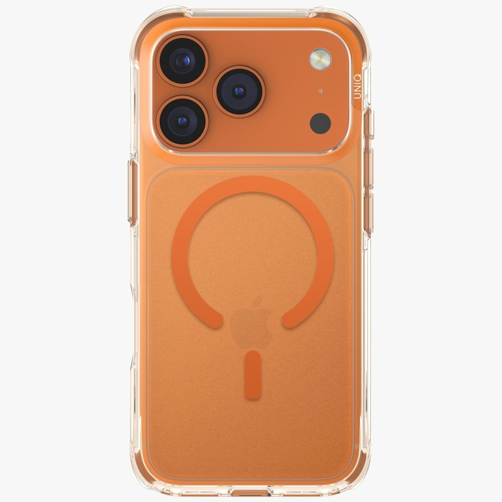 Uniq LifePro Xtreme Magclick Charging Case for iPhone 17 Pro - Orange