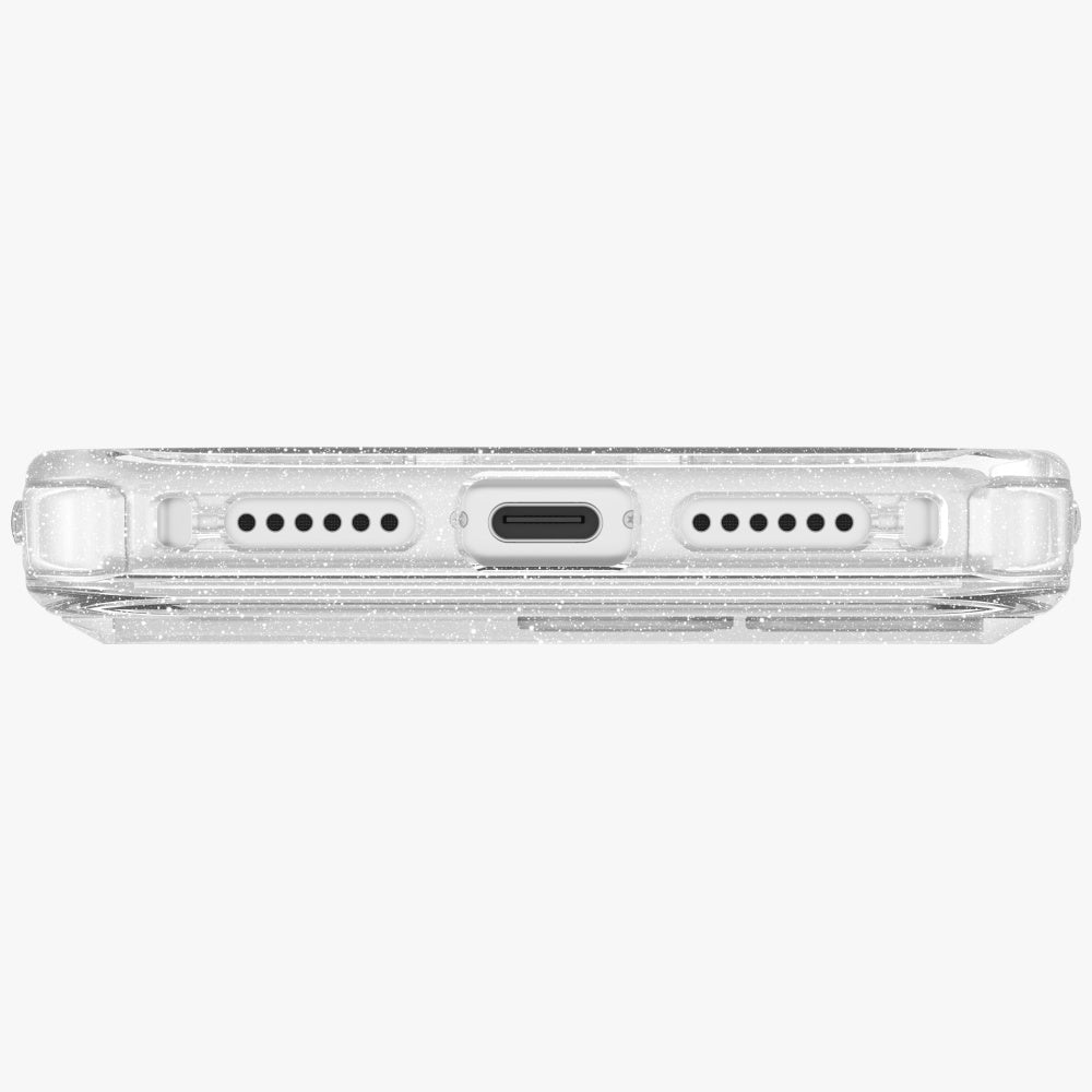 Uniq LifePro Xtreme Magclick Charging Case for iPhone 17 Pro Max - Clear-Glitter