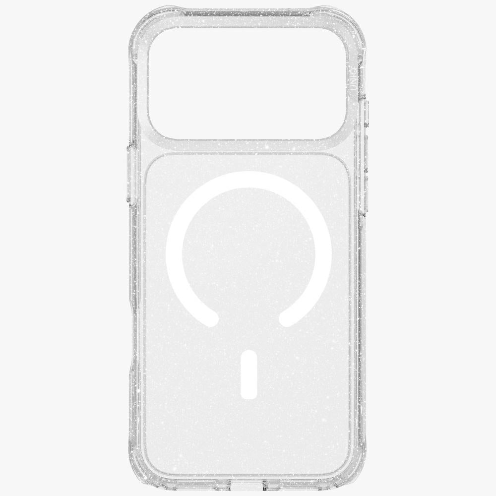 Uniq LifePro Xtreme Magclick Charging Case for iPhone 17 Pro Max - Clear-Glitter