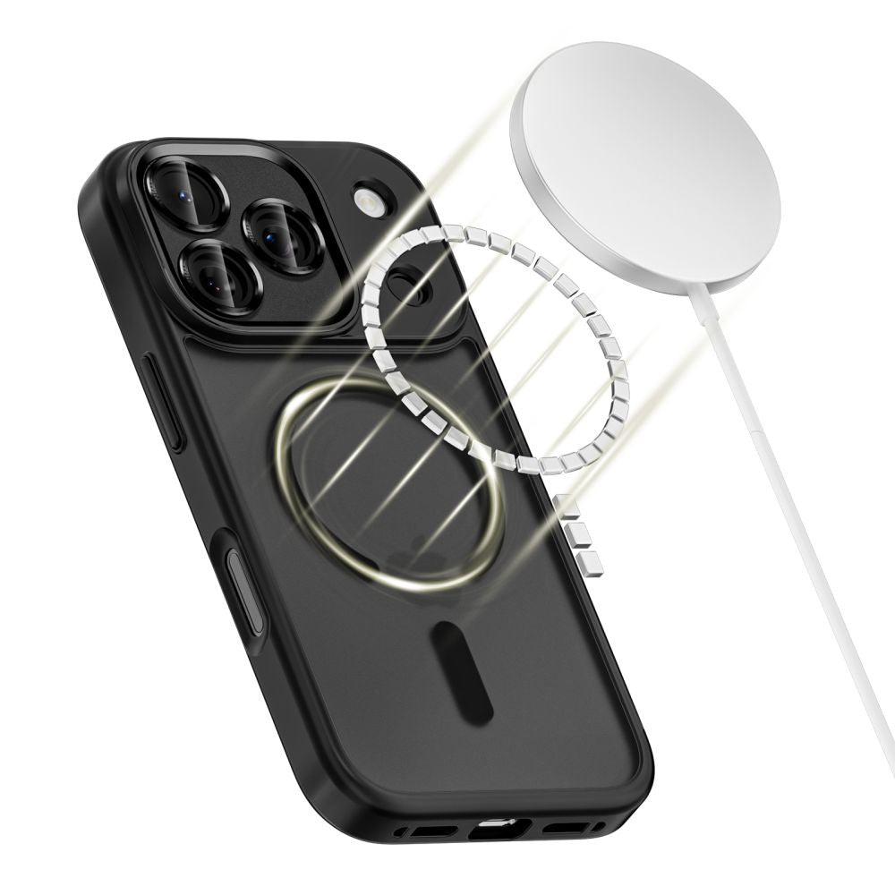 Tech-Protect MagCam MagSafe Case til iPhone 17 Pro Max - Matte sort