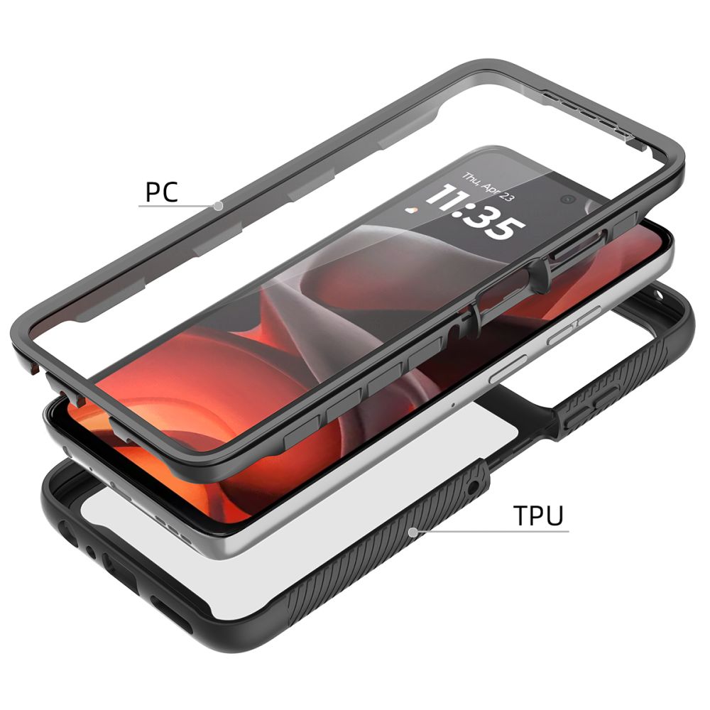 Tech-Protect Defense Case til Motorola Moto G56 5G - sort