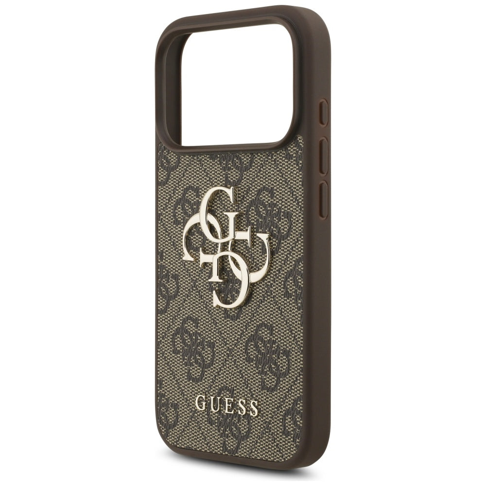Guess 4G Big Logo Case for iPhone 17 Pro - Brown