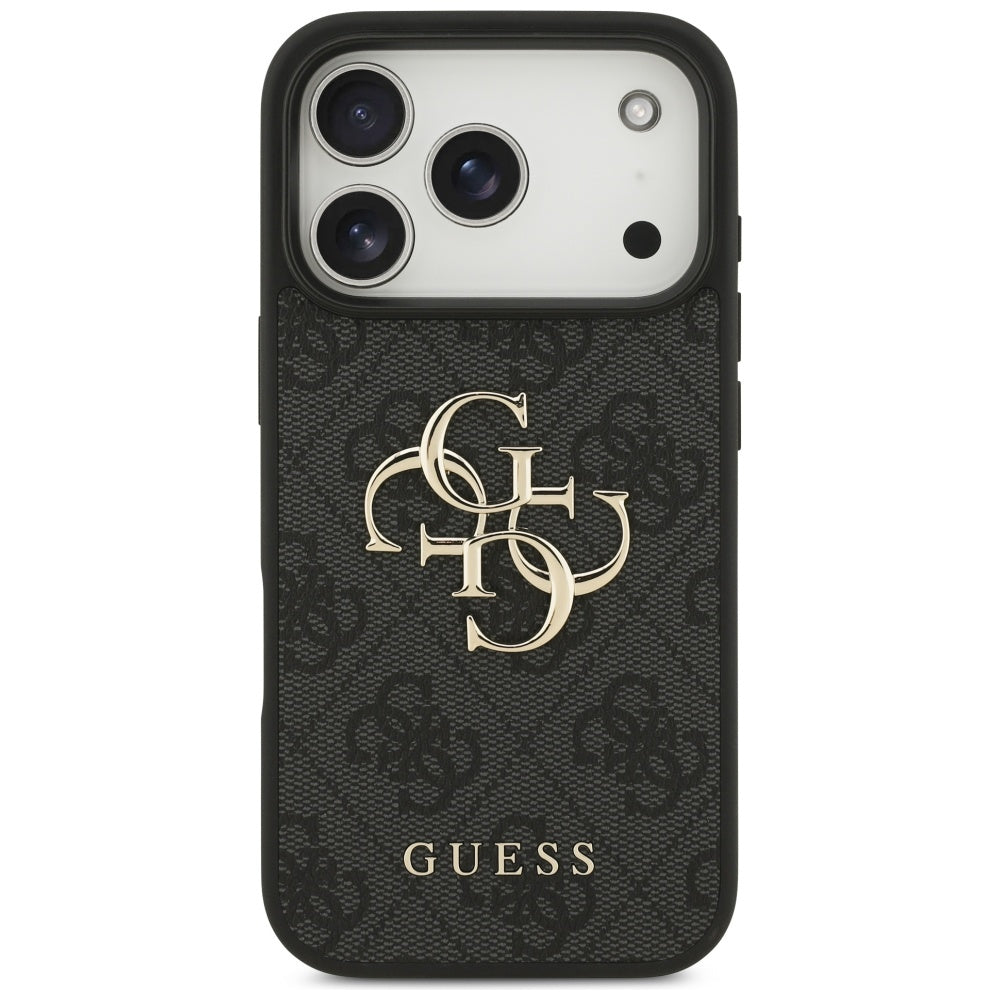 Guess 4G Big Logo Case til iPhone 17 Pro - sort