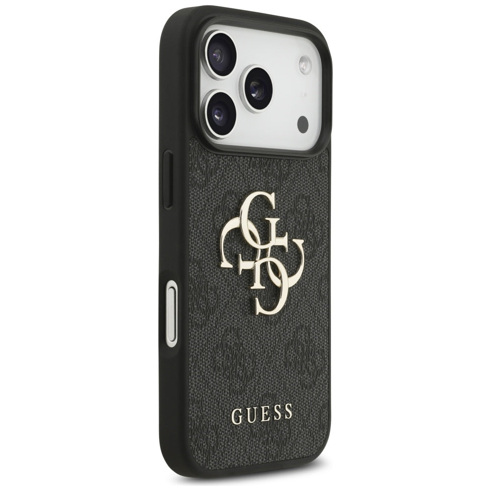 Guess 4G Big Logo Case til iPhone 17 Pro - sort