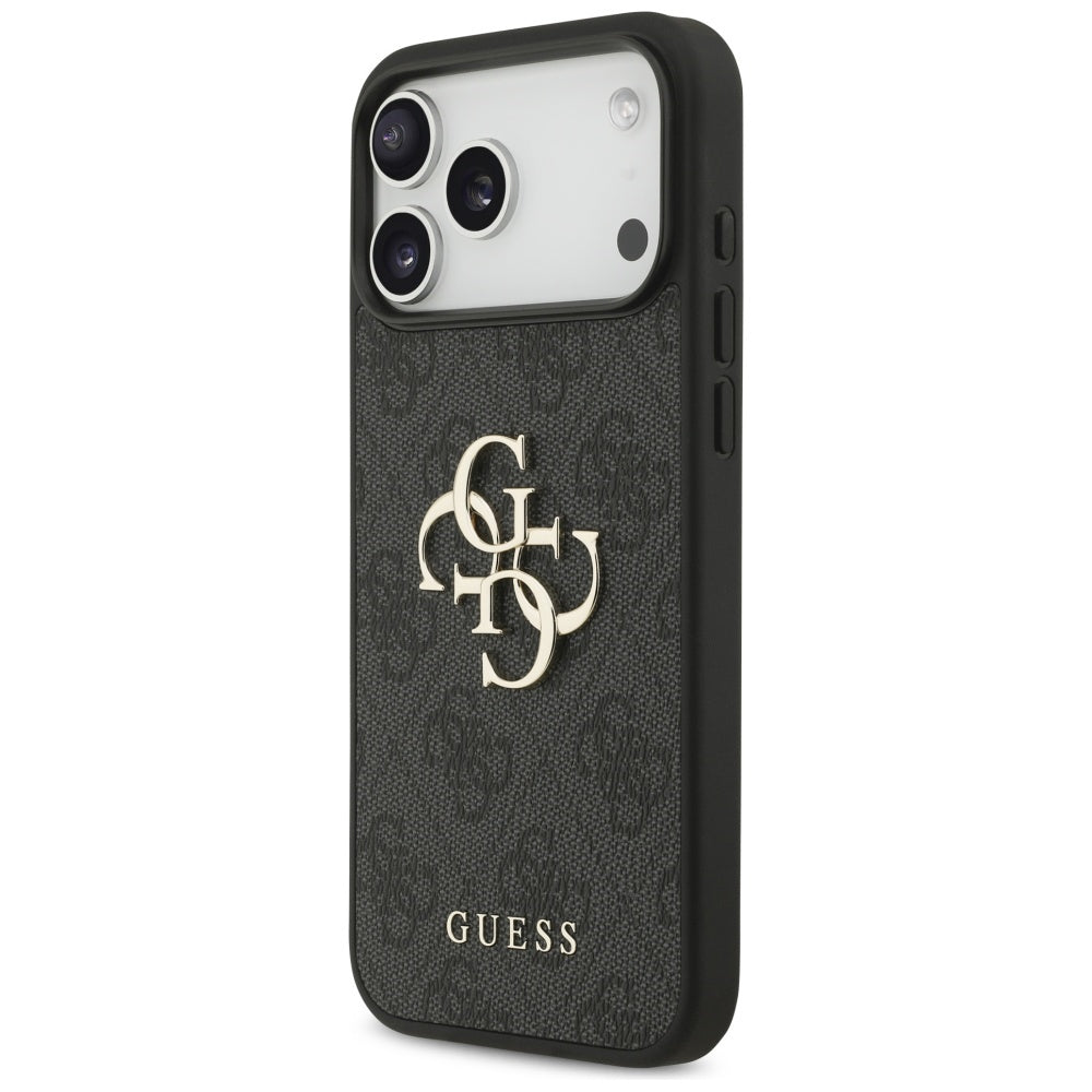 Guess 4G Big Logo Case til iPhone 17 Pro Max - sort