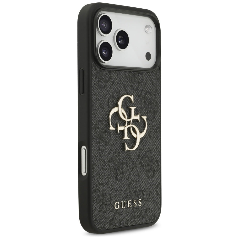 Guess 4G Big Logo Case til iPhone 17 Pro Max - sort