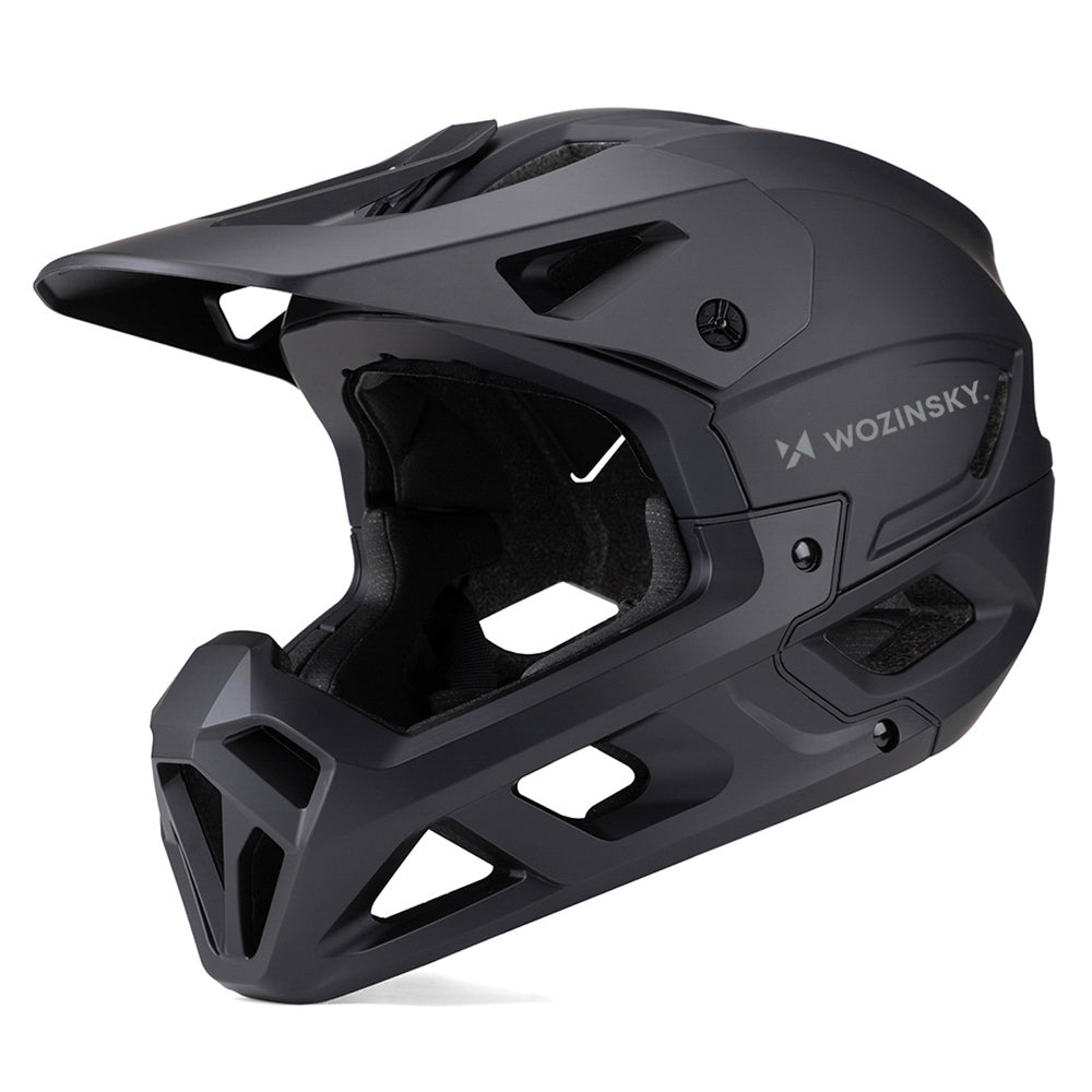 Wozinsky Full Face Bike Helmet with Detachable Visor 60-62 cm - Black