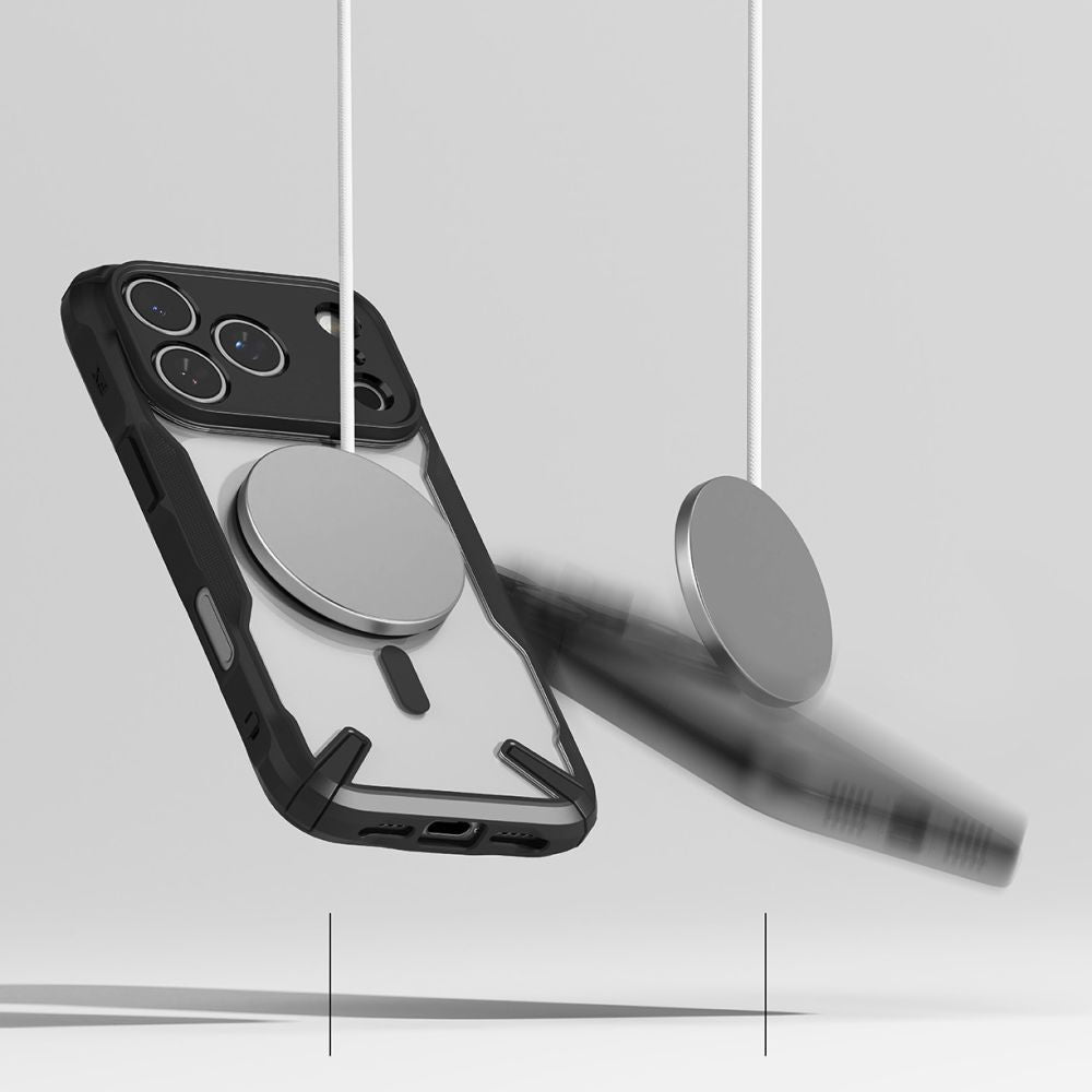 Ringke Fusion X Magnetisk MagSafe Case til iPhone 17 Pro - sort