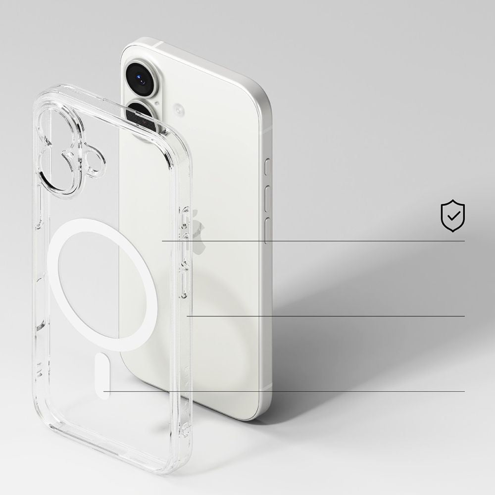 Ringke Fusion Magnetic MagSafe Case for iPhone 17 - Clear
