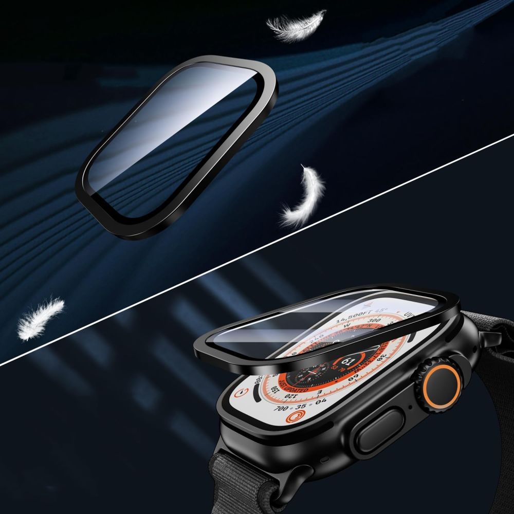 Tech-Protect Glass Ring 2-pakke til Apple Watch Ultra 49mm - sort