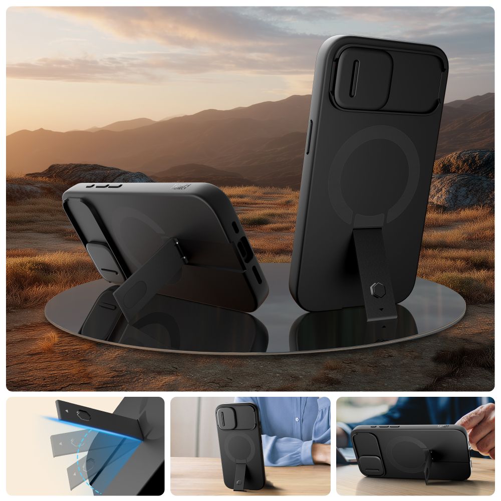 Tech-Protect Kevlar Aura MagSafe Case for iPhone 16e - Black