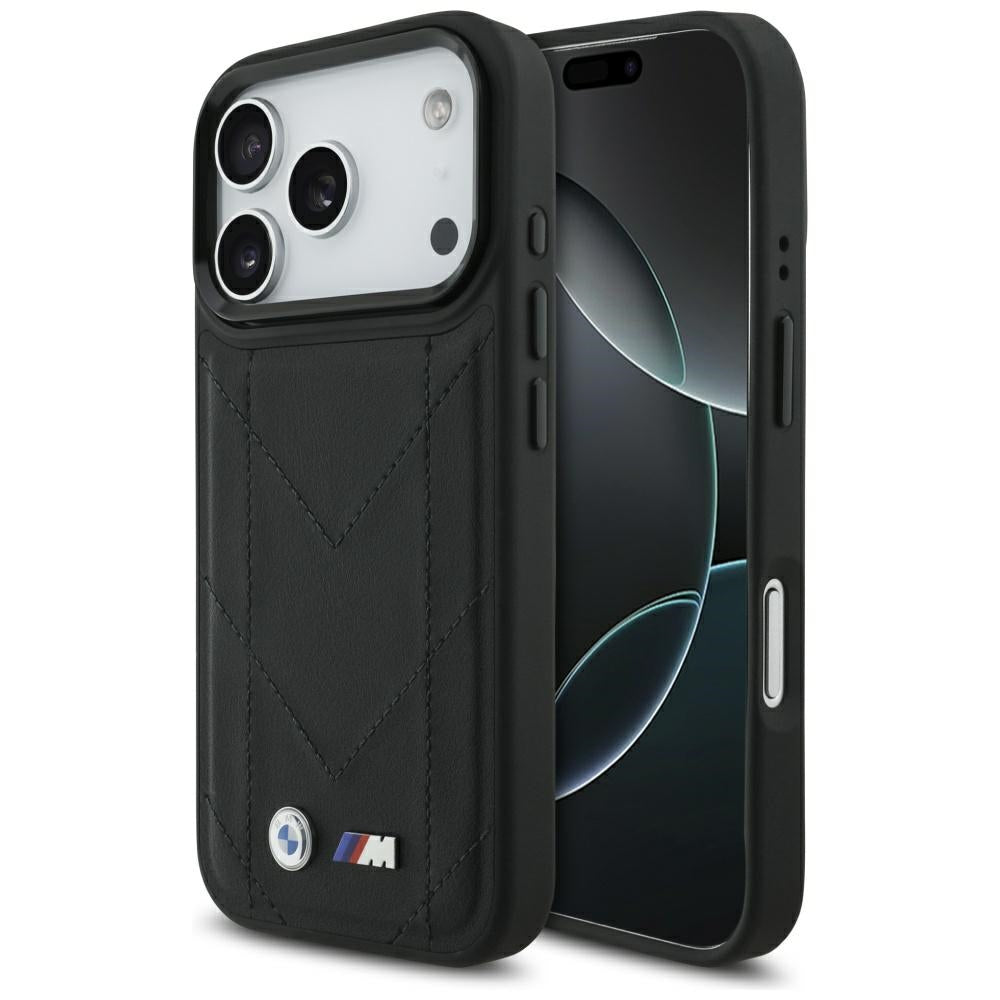 BMW M Quilted Logo MagSafe Case for iPhone 17 Pro - Black