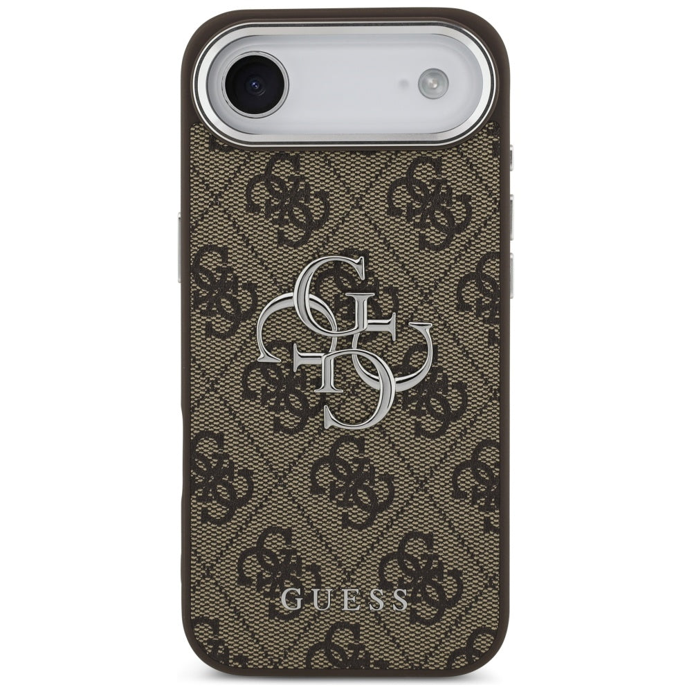 Guess 4G Big 4G Classic Logo Case til iPhone 17 Air - brun og sølv