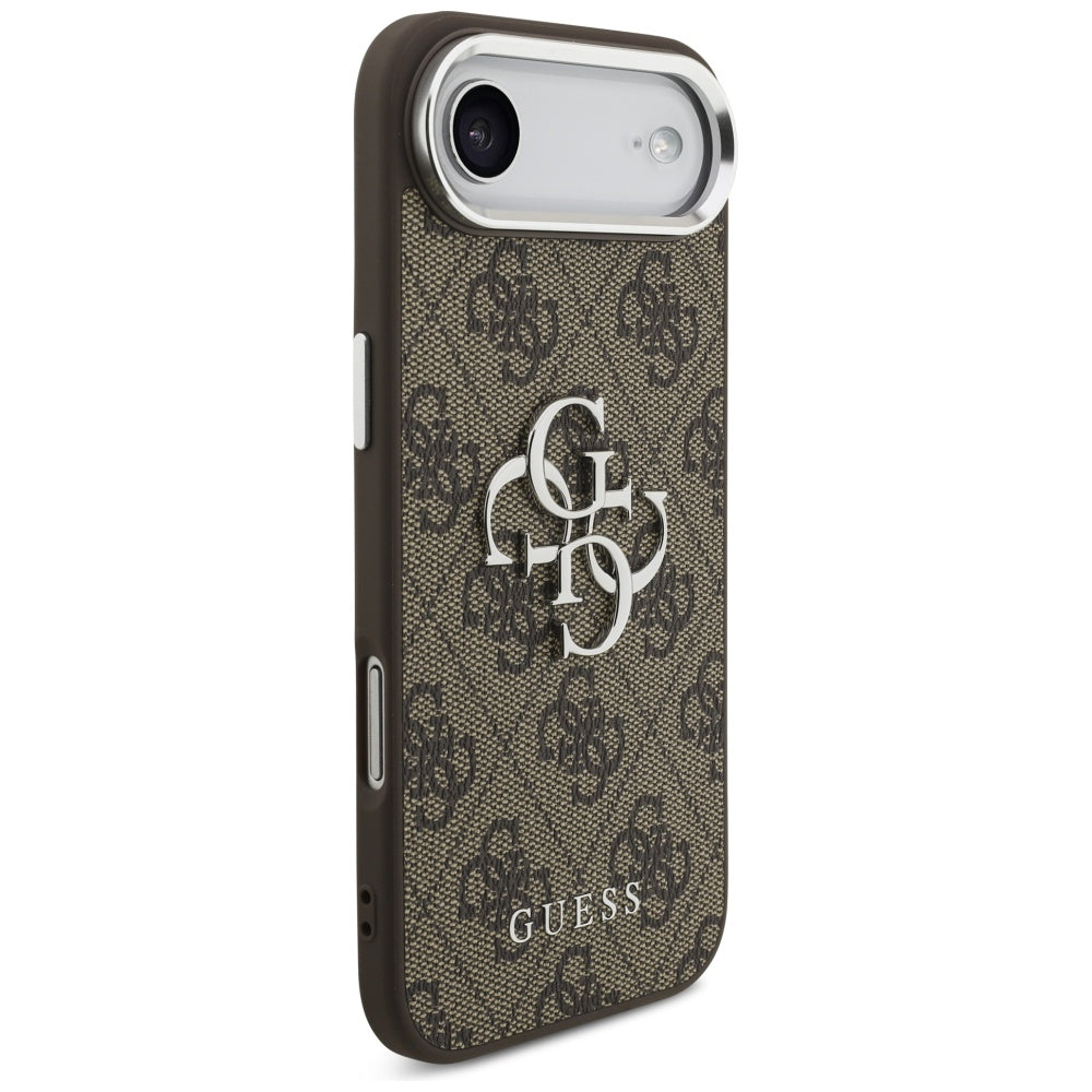 Guess 4G Big 4G Classic Logo Case til iPhone 17 Air - brun og sølv