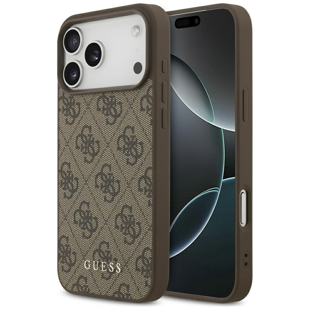 Guess 4G Classic Case til iPhone 17 Pro Max - Brunt