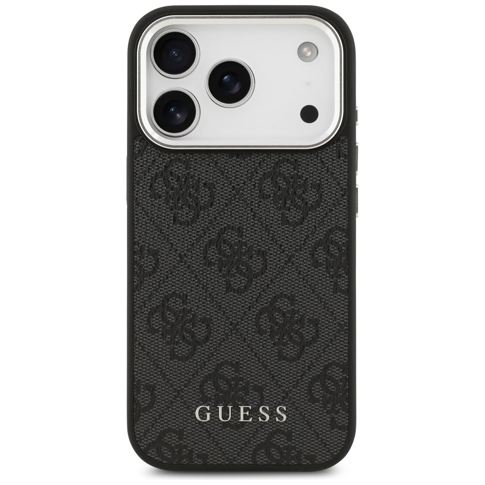 Guess 4G Classic Logo MagSafe-hylster til iPhone 17 Pro - sort
