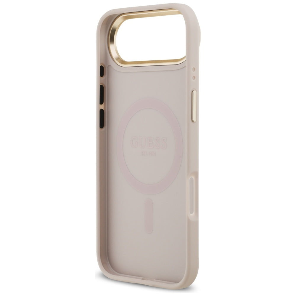Guess 4G PU Classic Logo MagSafe Case til iPhone 17 Air - Pink