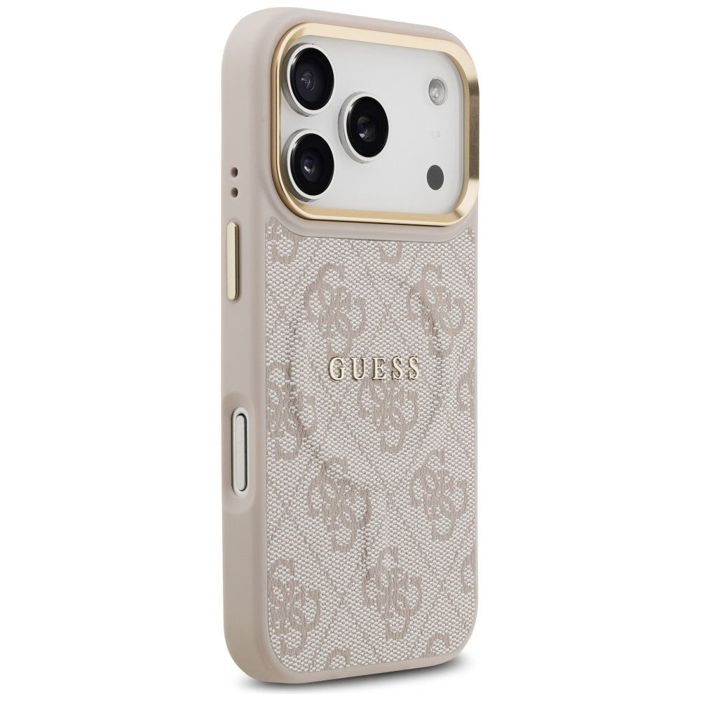 Guess 4G PU Classic Logo MagSafe Case til iPhone 17 Pro - Pink