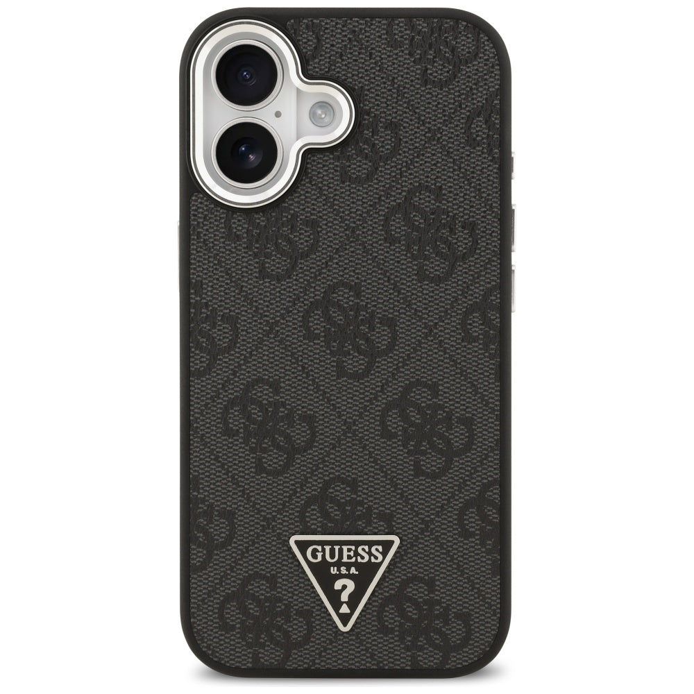 Guess 4G Triangle Logo MagSafe case for iPhone 17 - black
