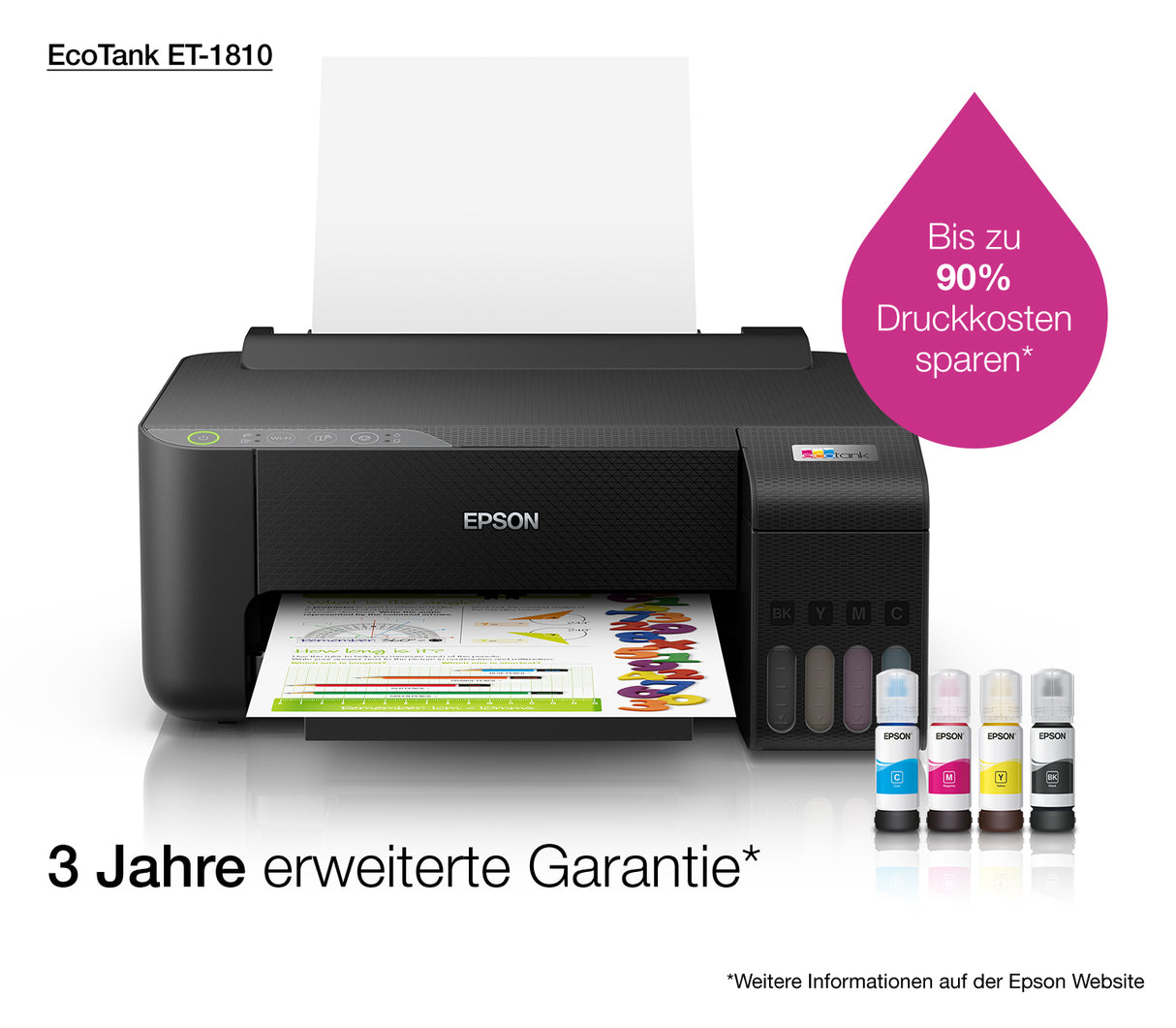 Epson EcoTank ET-1810 - Farve - Blæk