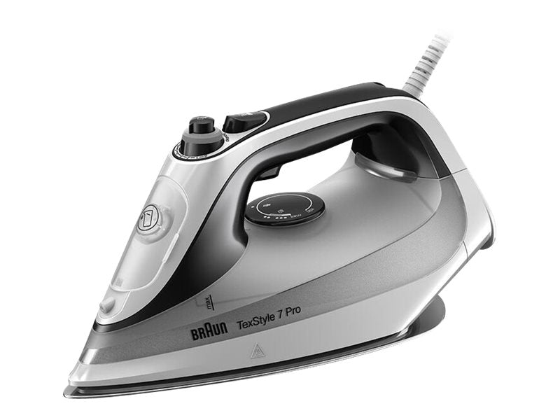 Braun TexStyle 7 Pro SI 7149 Dampstrygejern 2900W Sort Grå Hvid