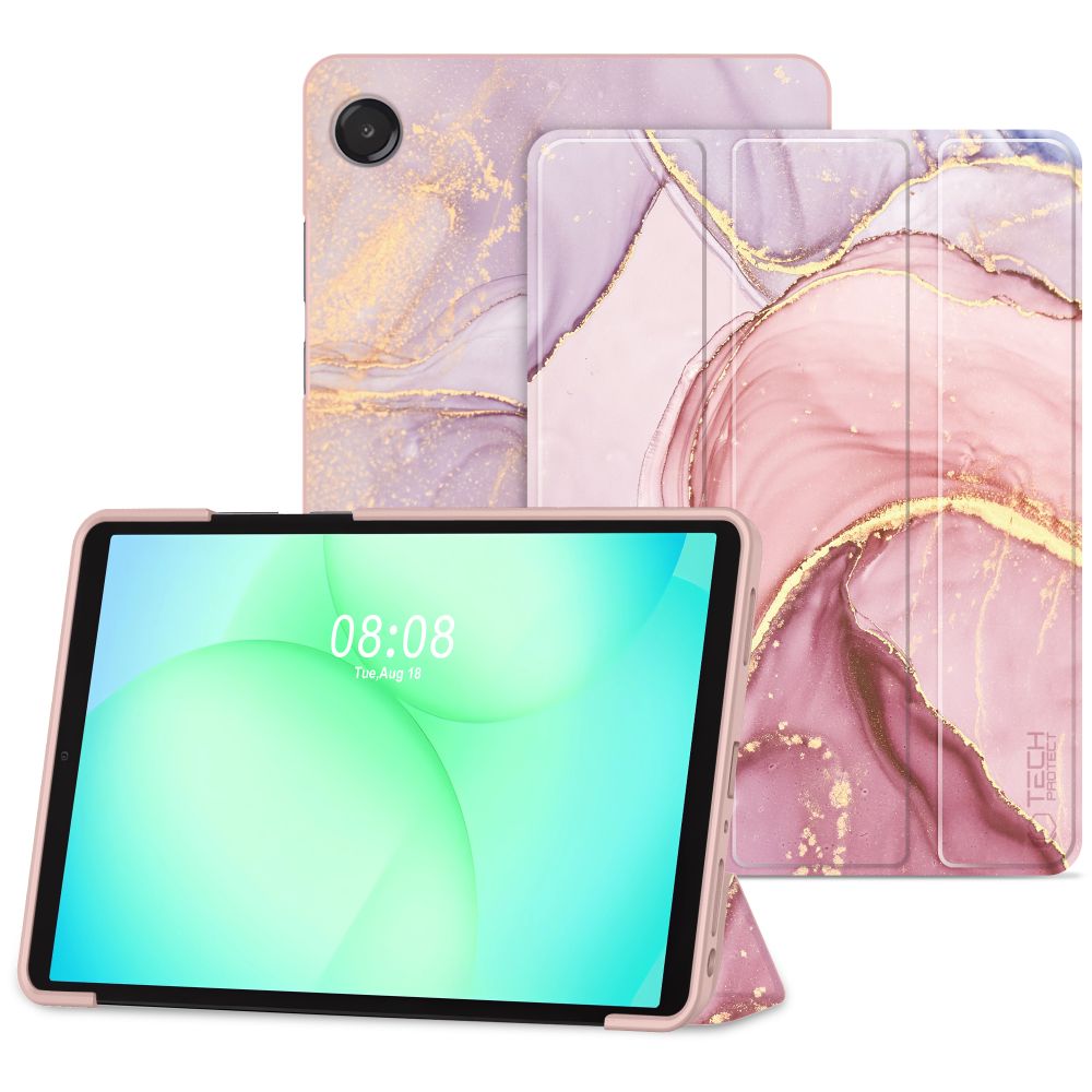 Tech Protect Smartcase Til Galaxy Tab A9+ / A11+ Plus 11.0 X210 / X215 / X216 / X230 / X235 / X236 Marmor