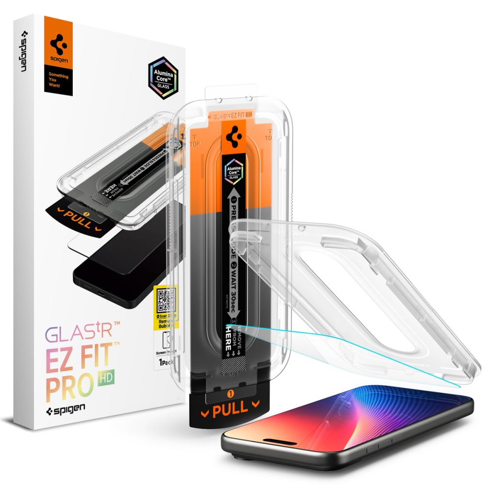 Hærdet Glas Spigen Glas.Tr ”Ez Fit Pro Ac” Iphone 16 Pro / 17 / 17 Pro / 18 Pro Clear