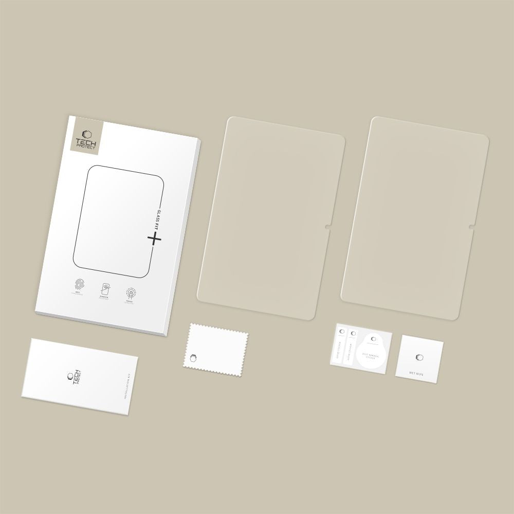 Hærdet Glas Tech Protect Glass Fit+ 2 Pack Lenovo Tab P12 / Idea Tab Pro / Yoga Tab Plus 12,7 Tb 370 / Tb 373 / Tb 520 Clear